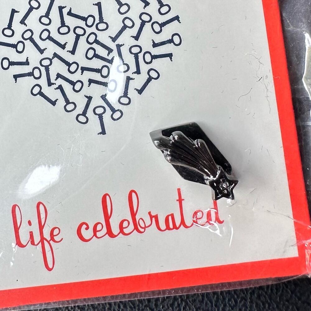 Keep Collective Hematite Shooting Star Charm